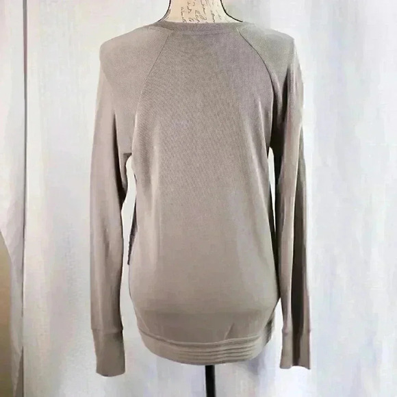 Athleta Serenity Womens Size XS Criss Cross Modal Sweatshirt Gray Pullover - Picture 7 of 13